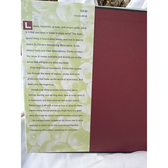 Book - Introducing Wine: A Complete Guide For The Modern Wine Drinker Oz Clarke - Picture 4 of 5
